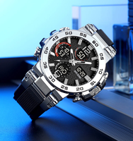 Jam Tangan Digital Sport X-GEQCK Terbaru Tahan Air 30 Meter Warna Hitam Fashionable Logo Dapat Disesuaikan Harga Grosir