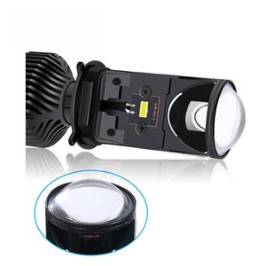 Ampoules de phare LED mini projecteur H4 à faisceau haut et bas, 12V 60W 8000LM, ajustement universel, lampe automobile à lumière focalisée Y6, vente chaude - Product Image 4