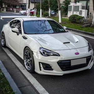 Capot avant en fibre de carbone style <span class=keywords><strong>SM</strong></span> pour Toyota GT86 Subaru BRZ FT86 ZN6 2013-2020, avec prise d'air de pare-chocs avant et couvercle de capot, kit carrosserie - Product Image 5