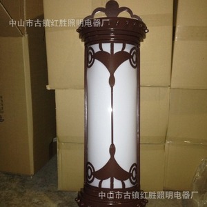 Lampe murale extérieure en forme de cylindre, en acier inoxydable, lumière LED étanche pour jardin, montage mural 110-240V - Product Image 5