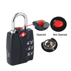 กุญแจล็อคกระเป๋าเดินทาง <span class=keywords><strong>TSA</strong></span> แบบรหัส 3 หลัก รุ่น <span class=keywords><strong>007</strong></span> ผลิตจากโลหะผสมสังกะสี กันน้ำ เหมาะสำหรับการเดินทาง - Product Image 4