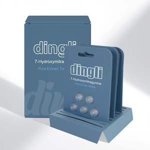 Onglets d'impression de conception personnalisée Capsule en plastique Blister Carte de papier avec 10 paquets de boîtes d'affichage en relief Spot UV - Product Image 4