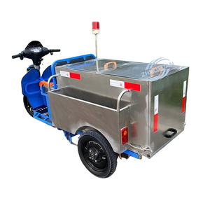 Tricycle électrique de collecte des déchets 400L en acier inoxydable 48V 580W, charge utile 100-200kg, autonomie 50-70km pour la gestion des déchets urbains - Product Image 5