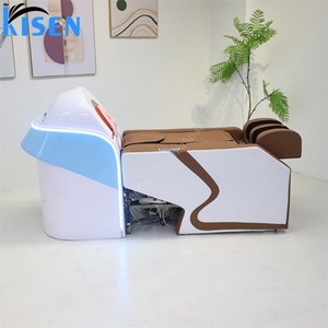 KISEN Offre Spéciale Lit de Lavage Capillaire de Luxe avec Massage et Thérapie Aquatique, Fauteuil de Lavage Automatique Électrique pour Cheveux - Product Image 1