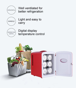 Nouveau design de réfrigérateur de voiture 4l Mini réfrigérateur portable Congélateurs de bar frais Réfrigérateur de salon de beauté commercial et compact pour la maison - Product Image 6