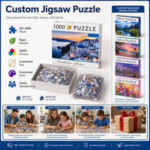 Nuovi Puzzle Personalizzati di Alta Qualità, Giocattoli Educativi, Produttore di Scatole per Puzzle da <span class=keywords><strong>1000</strong></span> Pezzi per Adulti - Product Image 5