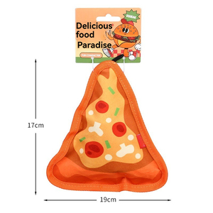 Giocattolo da Masticare per Cani Indistruttibile di Alta Qualità, Resistente con Suono, Trattamento Dentale Interattivo a Forma di Hamburger e Patatine - Product Image 5