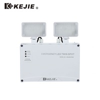 Usine d'éclairage d'urgence à double tête LED Vente en gros Éclairage d'urgence à deux têtes encastré à LED pour le passage Éclairage d'urgence à double tête LED