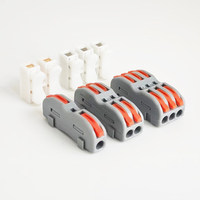 Nouveau design UK3 pour rail DIN, connecteur de fil électrique 3 conducteurs 2P 400V en cuivre étamé pour borniers DIN