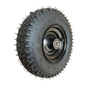 Solid Rubber Pneumatic Tires 300mm Diameter 6204 Bearing Steel Industrial Caster Wheels Durable Handcart Use - Product Image 4