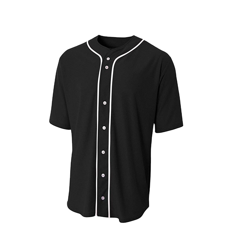 Camisa de beisebol lisa masculina, venda por atacado, camisa de beisebol lisa, personalizada, respirável, camisas de baseball para homens