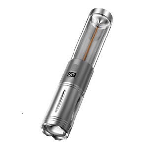 Lanterne de camping jaune filament de tungstène 360 ° lumière d'ambiance 2500mAh aimant zoomable torche USB fête festival lampe de poche - Product Image 1
