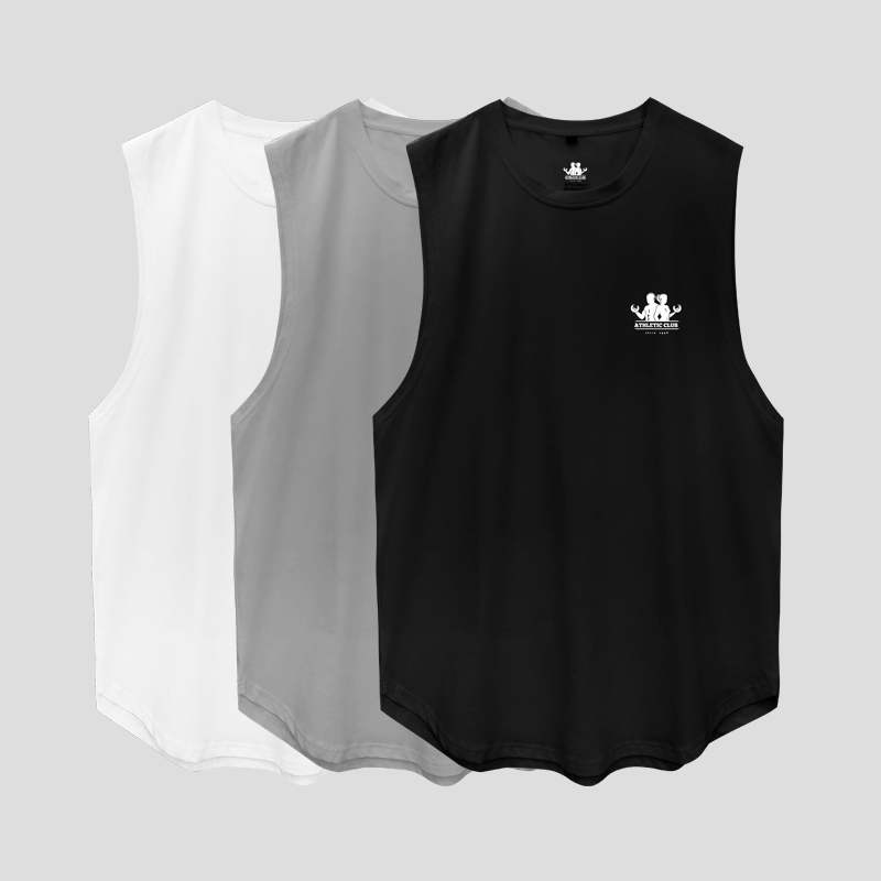 Custom Sportswear Gym Private Label Tank Top Men's Undershirt Sports Tank Top