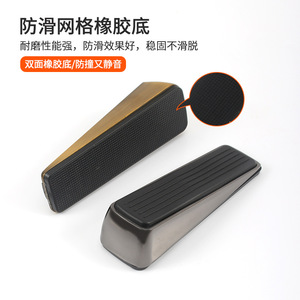 Tope de Puerta de Aleación de Zinc para Montaje en Suelo, Diseño Minimalista, Barrera Anticolisión Duradera, Abrazadera de Seguridad para Puerta - Product Image 4