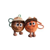 UYEAH OEM/ODM Op Maat Ontworpen Mini Cartoon Fruit Pluche Sleutelhanger Pop Zacht Pluche Dierenfiguur Pluche Speelgoed Sleutelhanger Cadeau Hangtas
