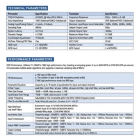 Système de gestion de haut-parleurs Dante 4 entrées 8 sorties, audio numérique DSP 48sp 110V, construction métallique pour équipement audio professionnel