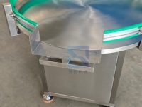 304er Edelstahl-Drehteller zum Lagern von Flaschen, Beuteln, Kartons, Automatischer Drehteller