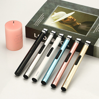Briquet électronique à plasma rechargeable par USB Conception coupe-vent pour poêle à barbecue extérieur