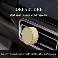 Diffuseur de parfum magnétique personnalisé pour grille d'aération de voiture avec logo, boîte d'aromathérapie décorative pour éliminateur de mauvaises odeurs