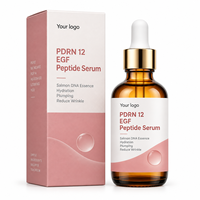 Sérum Peptidique Naturel Premium Doux pour le Visage, Hydratant et Repulpant, Réduit les Rides, à l'ADN de Saumon PDRN EGF, Fournitures Professionnelles pour Salons