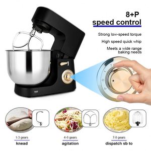 Potente mezclador eléctrico <span class=keywords><strong>de</strong></span> 8L y 1800W, mezclador planetario para hornear pasteles y pan, electrodomésticos <span class=keywords><strong>de</strong></span> cocina para el hogar, mezclador <span class=keywords><strong>de</strong></span> alimentos - Product Image 3