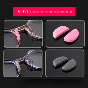 Silikon lunak optik pengganti Push In bantalan hidung untuk kacamata bantalan hidung silikon - Product Image 2