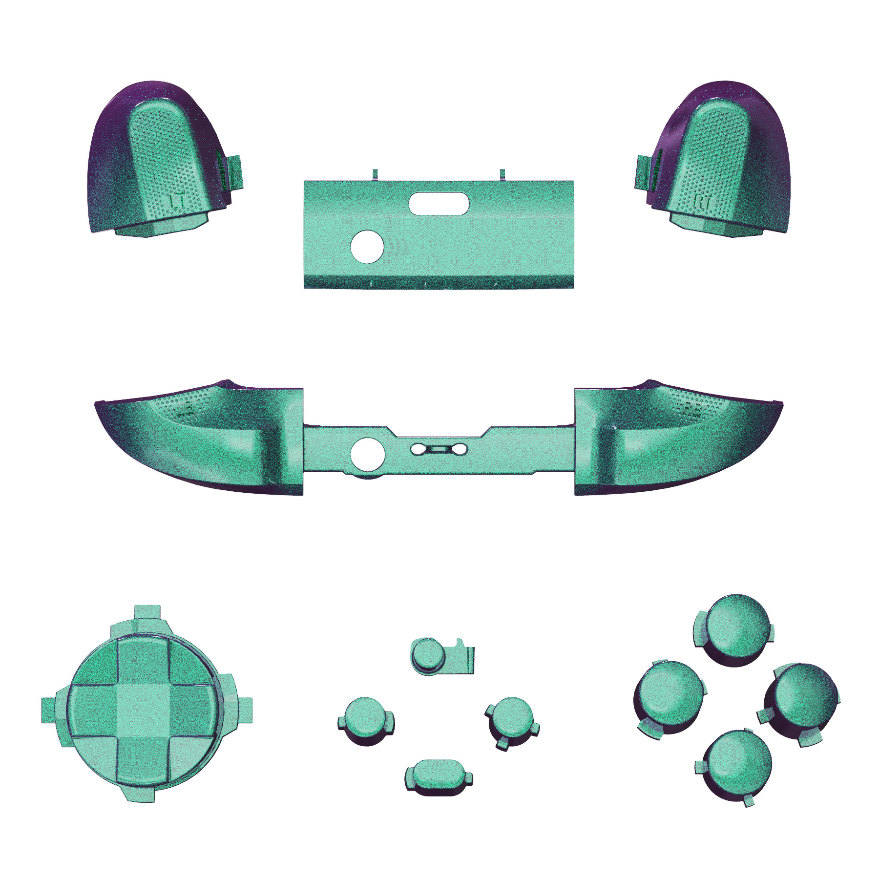 Glossy Chameleon Green Purple JX3502WS