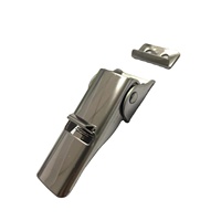 Loquet de sécurité à ressort en acier réglable et dissimulé avec serrure pour armoire et coffret