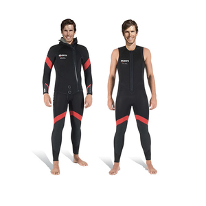 <span class=keywords><strong>Traje</strong></span> de Neopreno de Dos Piezas Desmontable con Capucha <span class=keywords><strong>Mares</strong></span> Dual de 5 mm para Buceo, Surf, Exploración en Aguas Profundas, Protección Térmica, Hecho en Italia - Product Image 1