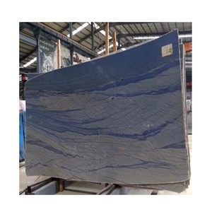 Losas Pulidas de Mármol Azul Macaubas de Lujo, Hechas a Medida para Revestimiento de Paredes - Product Image 1