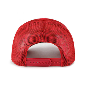 5 Casquettes Trucker en Mousse Snapback Haute Qualité, Vente en Gros, Logos Brodés Personnalisés, Lettres, Unisexe Adulte, Casquettes de Golf Rouges avec Cordon pour Activités - Product Image 3