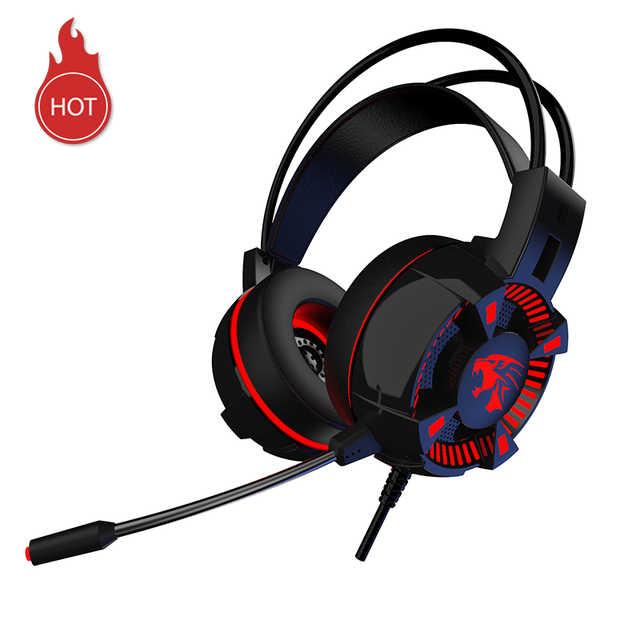 Lowest Price 4 Colorful Light Computer Headset Wired Gaming Headset With Mic for PUBG Fortnit FPS (S2949)