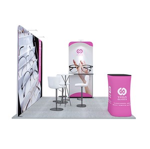 Nhôm Ống căng thẳng vải Backdrop đứng phong cách mới xách tay thẳng triển lãm thương mại triển lãm đứng cho quảng cáo hiển thị - Product Image 5