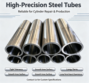 <span class=keywords><strong>Tube</strong></span> en <span class=keywords><strong>acier</strong></span> sans soudure DIN2391 St52, finition de surface excellente, diamètre extérieur et intérieur personnalisés pour pièces de vérins hydrauliques, MOQ - Product Image 5