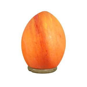 โคมไฟเกลือหินทรงไข่แกะสลักด้วยมือสไตล์ฮวงจุ้ยโคมไฟเกลือหิมาลัยที่เป็นมิตรกับสิ่งแวดล้อมพร้อมฐานไม้จาก sian Enterprises - Product Image 3