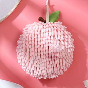 Serviette jetable en peluche à thème floral et fruité, super absorbante, en tissu polaire doux, pour la salle de bain, porte-serviettes - Product Image 2