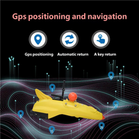 24V GPS 500m IP67 étanche à l'eau haute puissance tirer filet décrochage 3 vitesses réglable télécommande pêche à la traîne carpe appât bateau