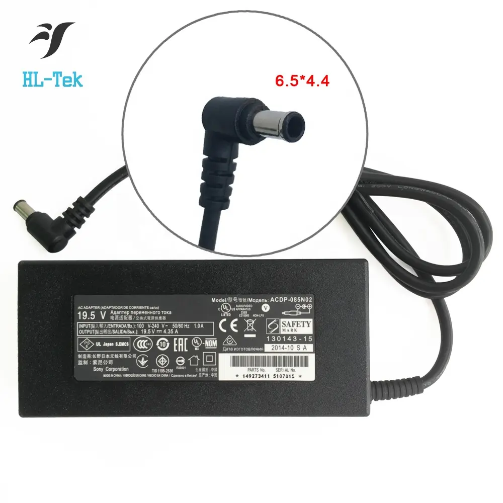 AC Adapter 19.5V 4.35A 85W Power Supply For Sony Bravia TV KDL-48R470B,KDL-40R470B,KDL-32R420B,KDL-40W580B 149229611 ACDP-085E02