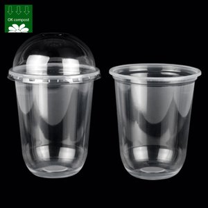 Tazas desechables personalizables, 100% PLA, Biodegradable, en forma de U - Product Image 2