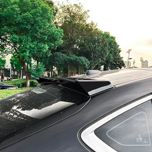 Alerón de Techo Tipo Blade ABS para BMW X6 G06 Sport <span class=keywords><strong>2019</strong></span>+, Color Negro Piano con Patrón de Fibra de Carbono, Decoración Exterior - Product Image 2