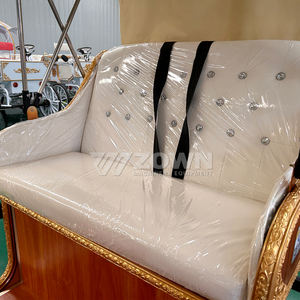 Électrique Classique En Bois Tourisme Mariage Royal Horse Carriage Sur Mesure Coloré 4 Roues 4-6 Personne Tout Neuf - Product Image 4