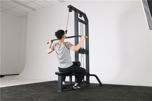 Máquina de Fitness Comercial de Alta Resistencia para Entrenamiento de Dorsal Lateral y Fuerza de Espalda, Combo de Polea Superior y Remo Bajo - Product Image 2