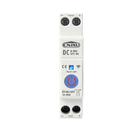 Disjoncteur intelligent Wi-Fi TUYA Smart Life 8-90VDC 63A avec mesure et surveillance, relais temporisé, alimentation à commutation d'état