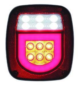 Señal de giro trasera para coche, luces led universales de freno inverso, marcador de liquidación para remolque de camión, impermeable, para JEEP YJ JK CJ, novedad - Product Image 2