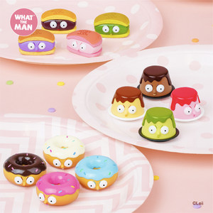 Serie What the Man Sper Sweet: Mini Figuras en Bolsa Sorpresa, Mini Figuras de Resina PVC en Caja Sorpresa, Miniaturas de Postres Horneados, Regalo Coleccionable - Product Image 5