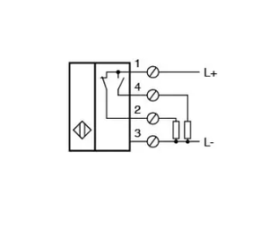 Capteur P+F NBB15-U1-A2, interrupteur de proximité inductif, détection 15 mm, 10-30 VDC, polarité inversée, original allemand, neuf en stock - Product Image 4