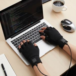Dizüstü Bilgisayar Dokunmatik Ekranlı Yarım Parmaklı USB Isıtmalı Yazma Eldivenleri - Product Image 1