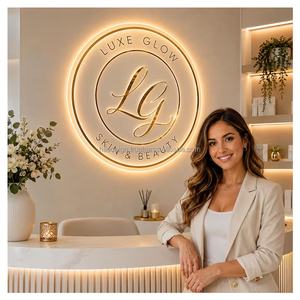 ป้ายไฟ LED โลโก้แบบกำหนดเอง ป้ายไฟ LED ภายนอกอาคาร ป้ายร้านค้า ตัวอักษร 3 มิติ สีทองแบบกระจก ป้ายไฟ LED อะคริลิคแบบมีไฟส่องหลัง ป้ายร้านค้าสำหรับธุรกิจ - Product Image 6