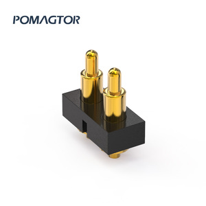 2 핀 포고 핀 커넥터 PE 가방 12V Pcb 헤드셋 충전 원래 제조 업체 Din, 충전 핀 SMT 2A Pa46 POMAGTOR - Product Image 2
