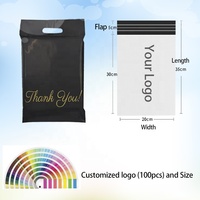 Sacs d'emballage en polyéthylène pour chaussettes - Écologiques, durables, légers, épaisseur 120 microns, sacs d'expédition postale avec logo personnalisé